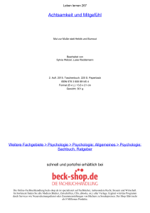 Achtsamkeit und Mitgefühl - ReadingSample - Beck-Shop