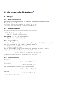 0 Mathematische Notationen