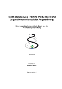 Psychoedukatives Training mit Kindern und - Inter