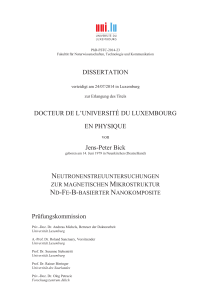 DISSERTATION DOCTEUR DE L`UNIVERSITÉ DU