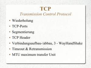 TCP Transmission Control Protocol