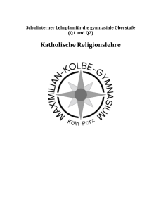 Katholische Religionslehre - MKG-Köln