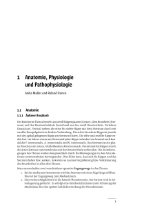 1 Anatomie, Physiologie und Pathophysiologie
