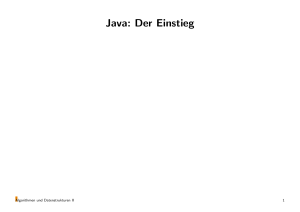 Java: Der Einstieg