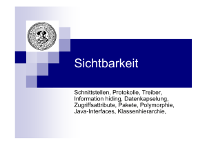 Sichtbarkeit - Fachbereich Mathematik und Informatik