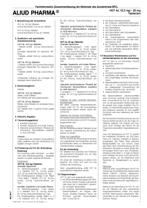 HCT AL 12,5 mg/- 25 mg Tabletten - SRZ