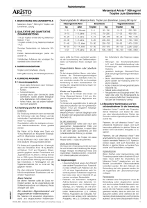 Metamizol Aristo 500 mg/ml Tropfen zum Einnehmen, Lösung