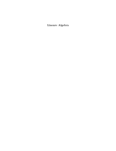 Lineare Algebra - Goethe