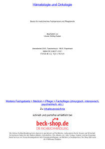 Hämatologie und Onkologie - ReadingSample - Beck-Shop