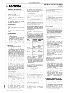 Amantadin-HCL Sandoz® 200 mg Tabletten