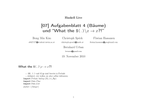 (Bäume) und “What the $(.)\x → x?!”