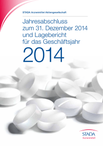 Jahresabschluss 2014 - STADA Arzneimittel AG