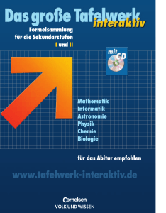 für das Abitur empfohlen www.tafelwerk