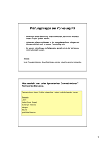 Prüfungsfragen zur Vorlesung P3