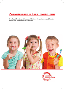 zahngesundheit in kindertagesstätten