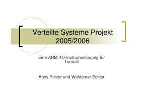 Verteilte Systeme Projekt 2005/2006