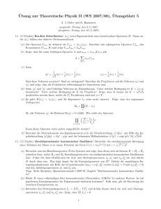 ¨Ubung zur Theoretische Physik II (WS 2007/08),¨Ubungsblatt 5