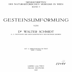 GESTEINSUMFORMUNG