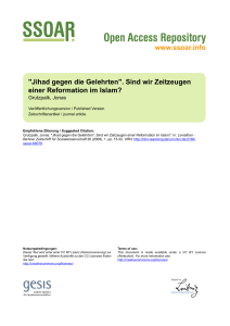 Sind wir Zeitzeugen einer Reformation im Islam?