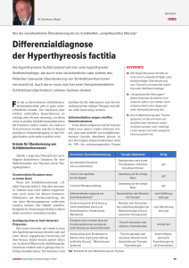 Differenzialdiagnose der Hyperthyreosis factitia