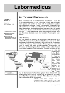 LM 2 Thrombophilie