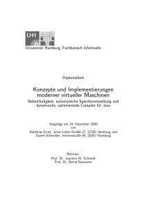 Konzepte und Implementierungen moderner virtueller Maschinen