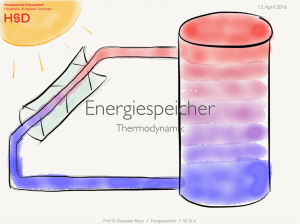 Energiespeicher 03 - Thermodynamik