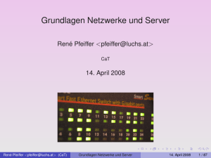 Grundlagen Netzwerke und Server