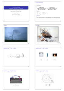 Das Problem Modellierung - informatik.uni-bremen.de