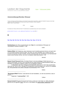 Bitte Klicken sie hier - Lexikon der Argumente