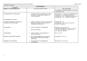 Schulinternes Curriculum EF I - Gesamtschule der Stadt Brühl