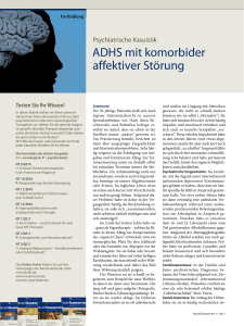 ADHS mit komorbider affektiver Störung