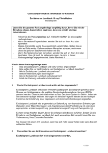 Gebrauchsinformation Entact 10 mg Filmtabletten