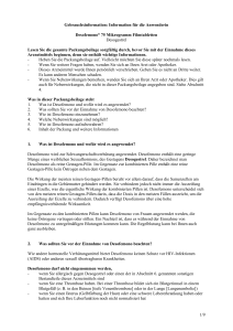 Information für die Anwenderin Desofemono® 75 Mikrogramm