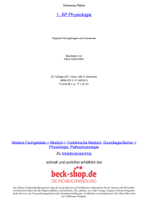 1. ÄP Physiologie - ReadingSample - Beck-Shop