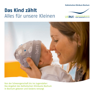Das Kind z&auml;hlt Alles f&uuml;r unsere Kleinen - St. Josef