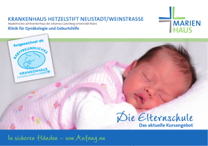 Die Elternschule - Krankenhaus Hetzelstift