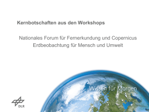 Kernbotschaften aus den Workshops Nationales Forum für