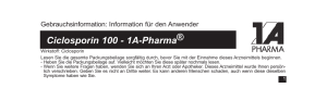 Ciclosporin 100 - 1A-Pharma - medikamente-per