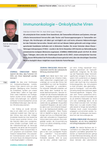 Immunonkologie – Onkolytische Viren