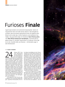 Furioses Finale - Max-Planck