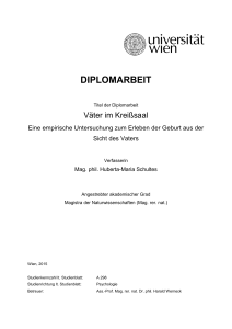 diplomarbeit - Universität Wien