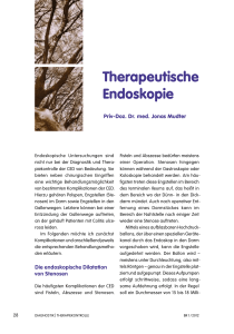 Therapeutische Endoskopie - Sana Kliniken Ostholstein