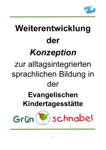 Anhang Konzeption Frühe Chancen - Kindergarten Grünschnabel +