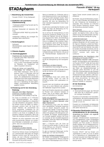 Fluoxetin STADA 20 mg Hartkapseln - SRZ