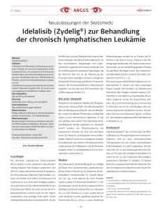 Idelalisib (Zydelig®) zur Behandlung der chronisch lymphatischen