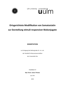 Ortsgerichtete Modifikation von Somatostatin zur Darstellung