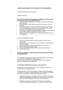 INFORMATION FÜR DEN ANWENDER FLUCONAZOL BASICS 200