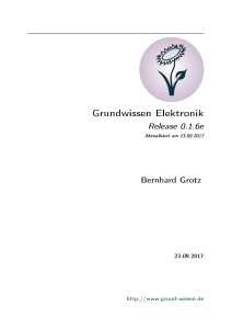 Grundwissen Elektronik