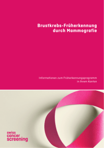 Brustkrebs-Früherkennung durch Mammografie